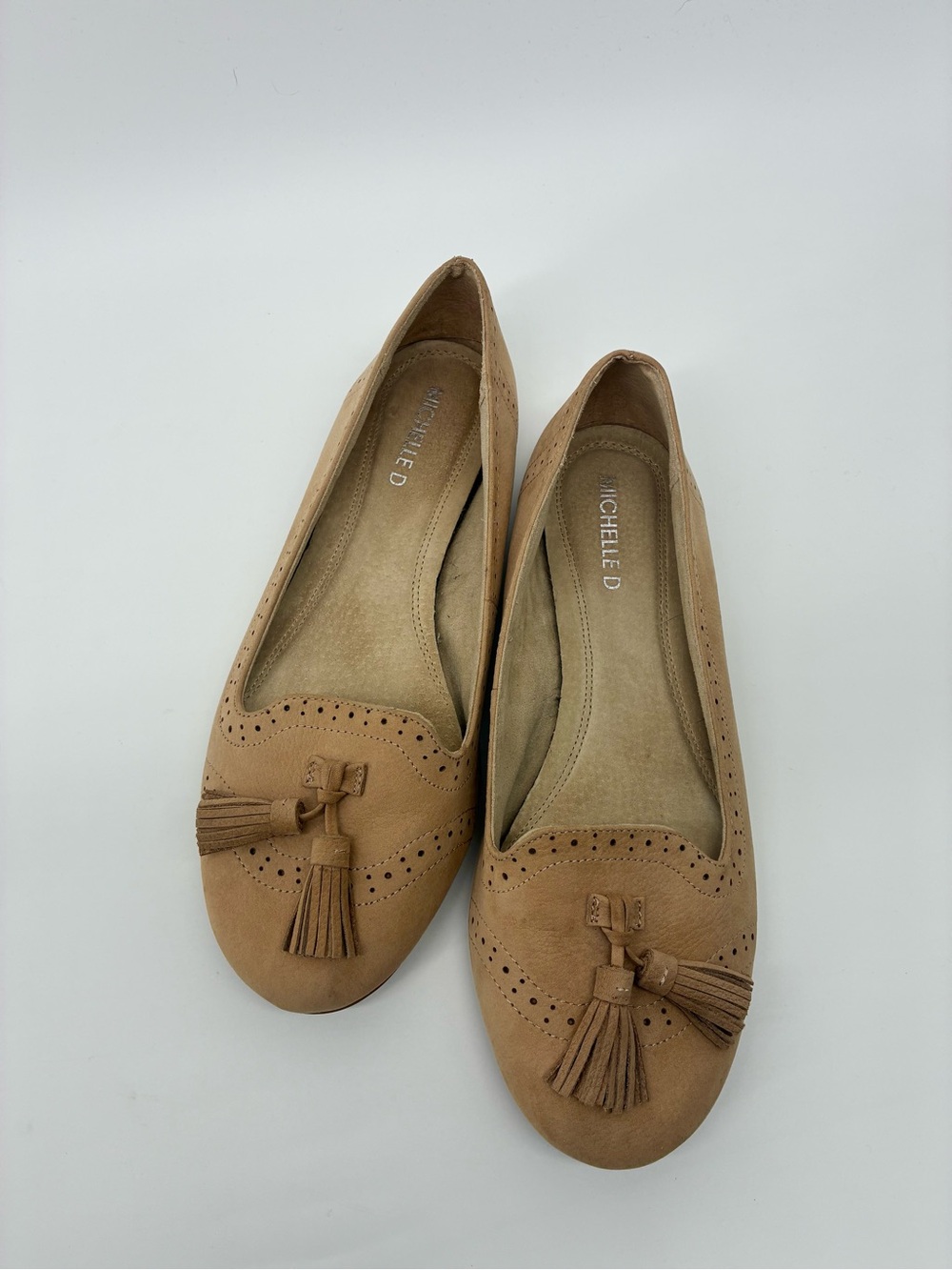 Michelle D Tan Suede Tassel Loafers - Women's